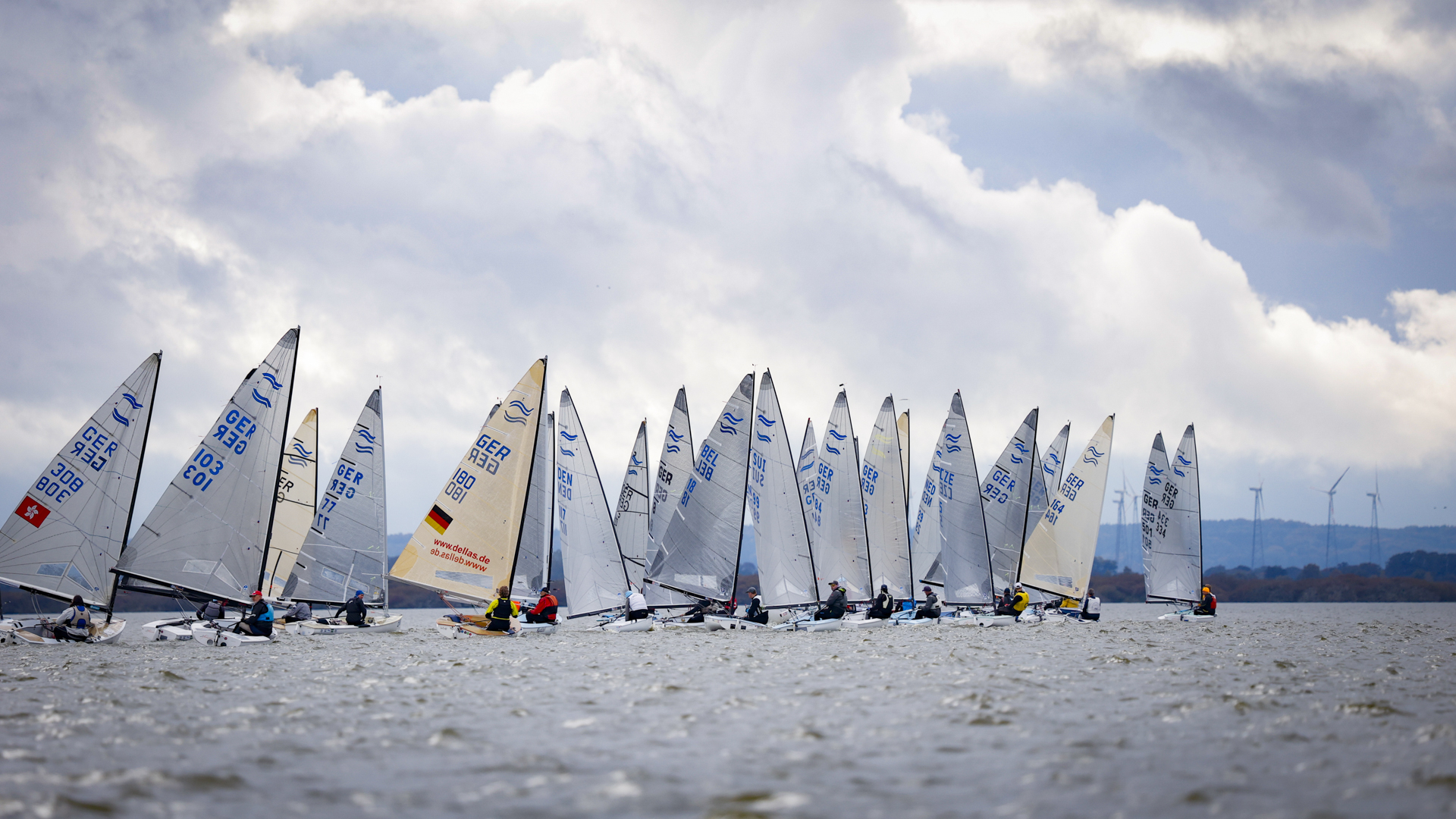 Deutsche Meisterschaft der Finns am Dümmer 2025, Bild1